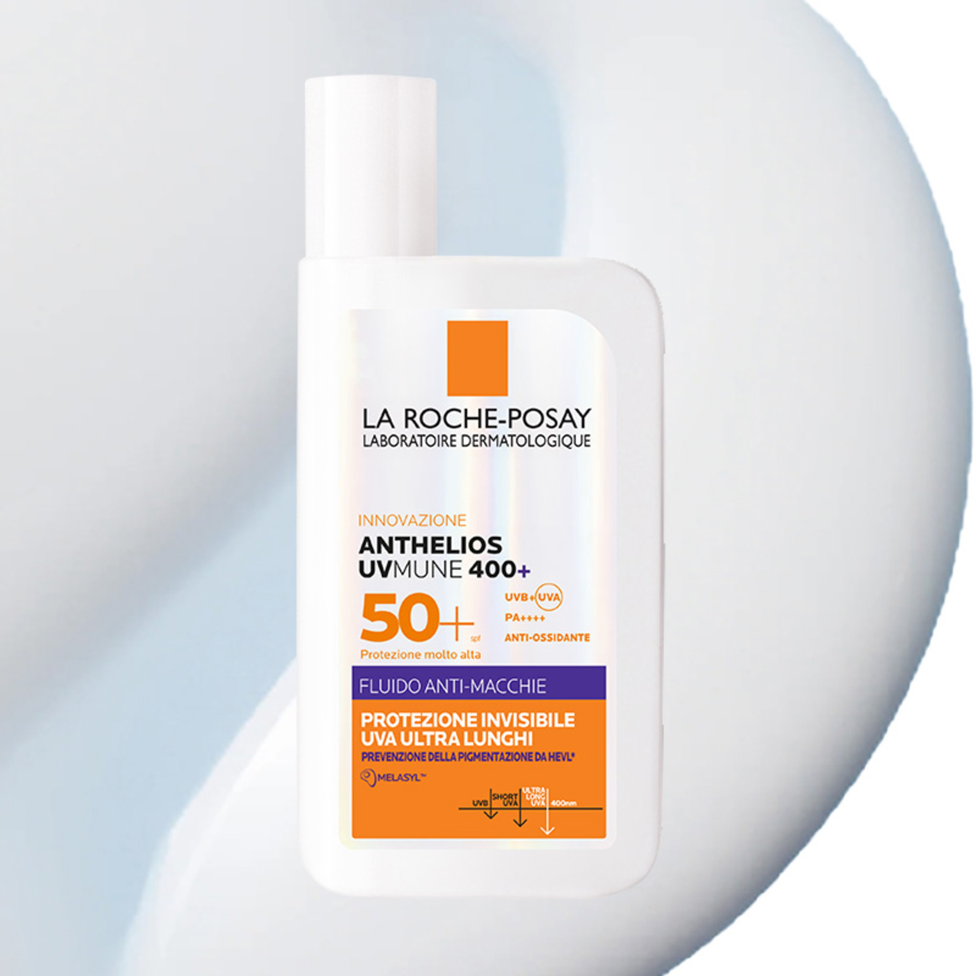 La Roche-Posay Anthelios Uvmune 400 - Fluido Anti-Macchie SPF50+ Viso 50 ml