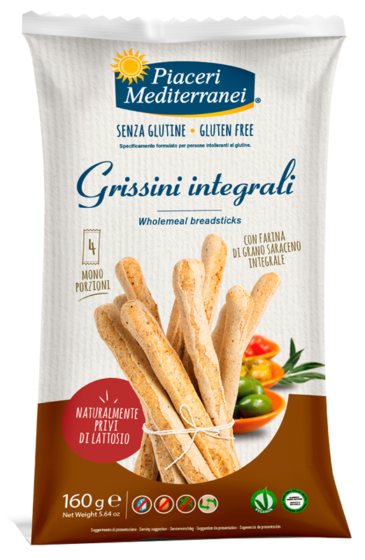 PIACERI MEDITERRANEI Grissini Int.160g