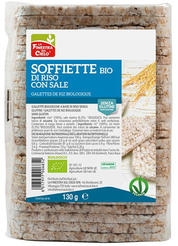 SOFFIETTE CON SALE BIO 130 G