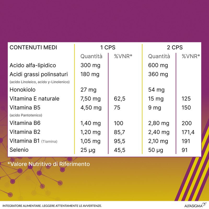 Alanerv On Integratore Antiossidante Neurotrofico 20 CAPSULE 