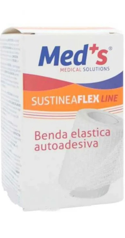 Med's Sustinea Flex Benda Elastica AutoAutoadesiva 4 m x 10 cm