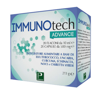 Immunotech Advance Integratore 20 Flaconcini + 20 Capsule