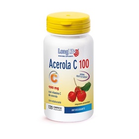 Longlife Acerola C 100 con vitamina C 120 compresse masticabili