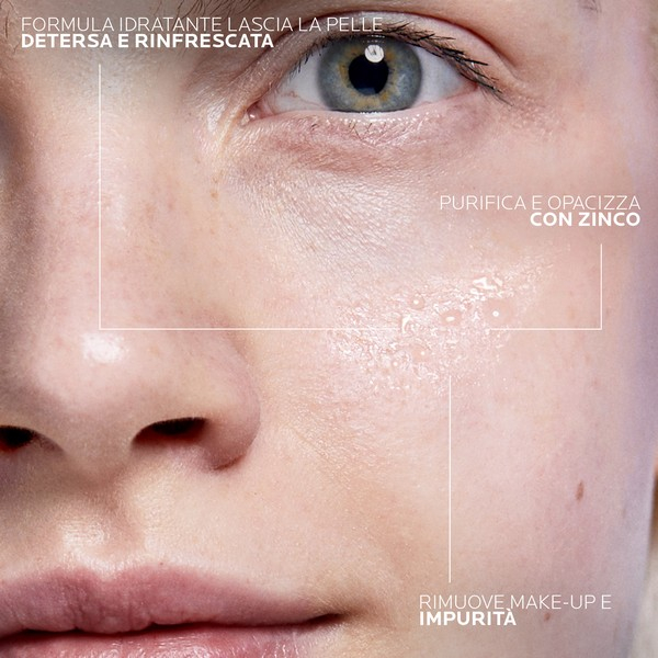 La Roche-Posay Effaclar Detergente Viso Acqua Micellare per pelle mista, grassa o a tendenza acneica 400 ml