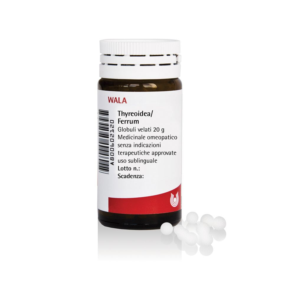 Thyreoidea Ferrum 20g globuli Wala Medicinale Omeopatico