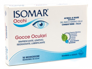 Isomar Occhi - Gocce oculari monodose - 10 flaconcini
