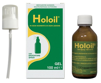 Holoil Gel Spray Medicazione Ferite Cutanee 100 ml