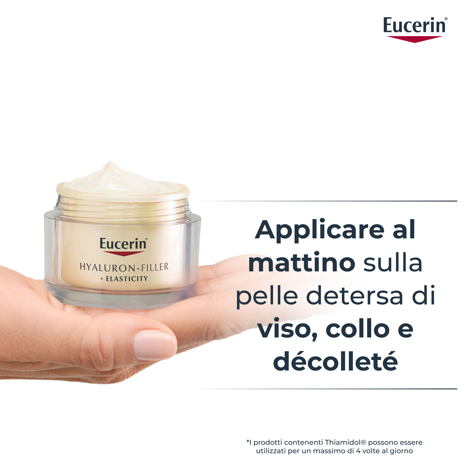 Eucerin Hyal-Filler Elasticity Crema Giorno Viso Antiage 50mL
