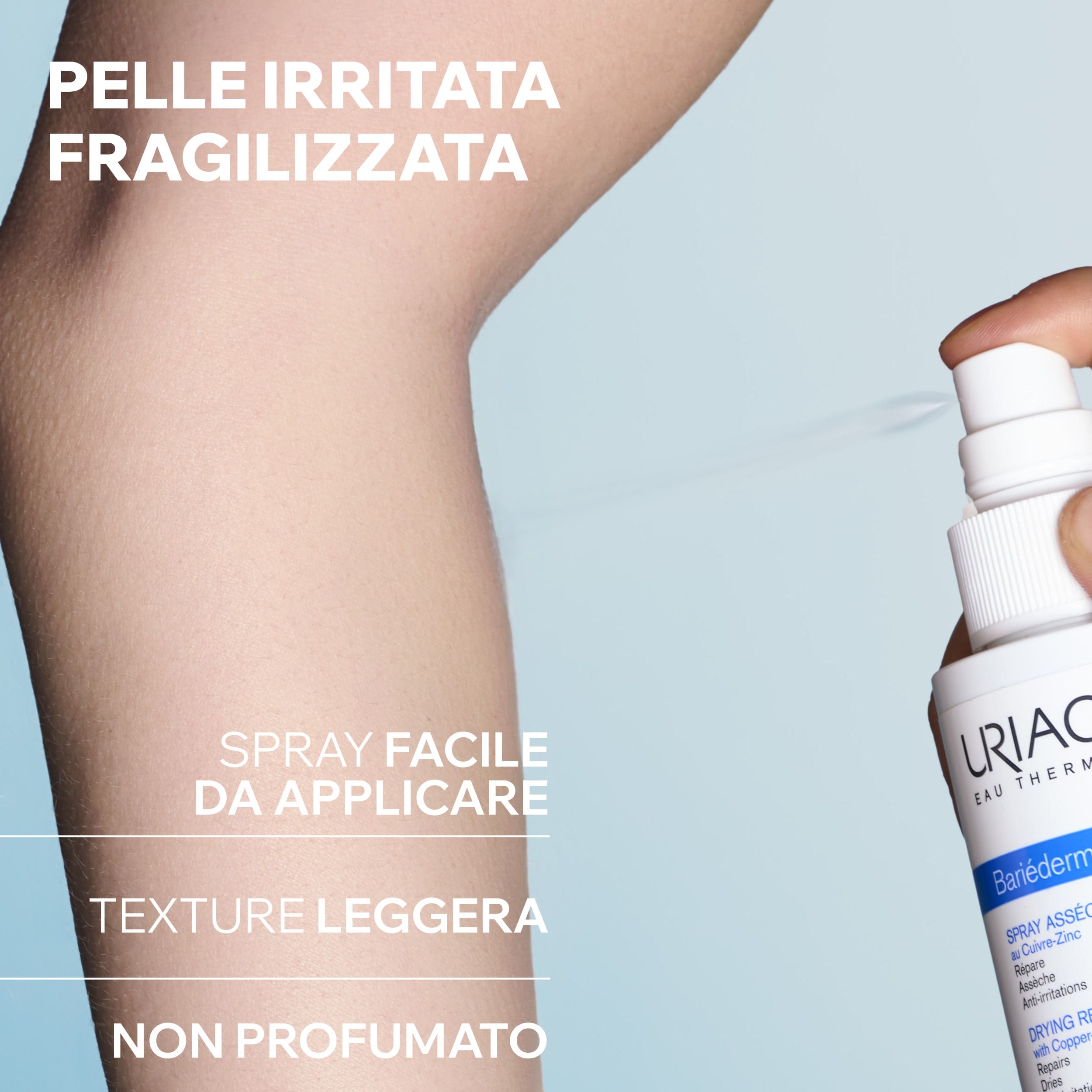 Uriage Bariéderm Cica-Spray Assorbente Riparatore Lenitivo 100 ml