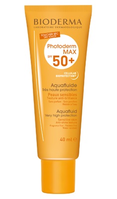 Bioderma Photoderm Max Aquafluid SPF 50+ Crema Solare Tocco Secco 40 ml
