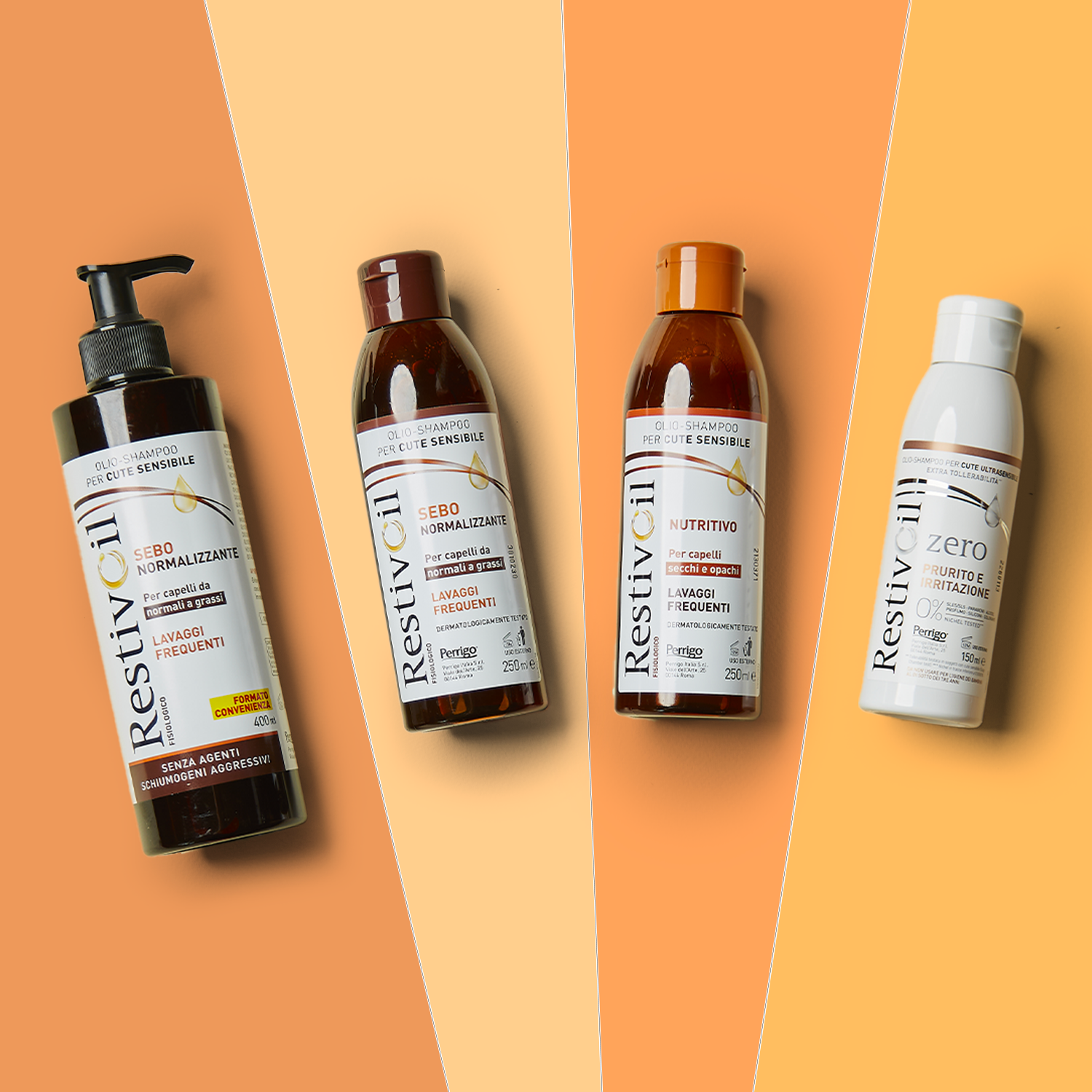 Restivoil Fisiologico Sebonormalizzante Olio Shampoo Lavaggi Frequenti 250 ml