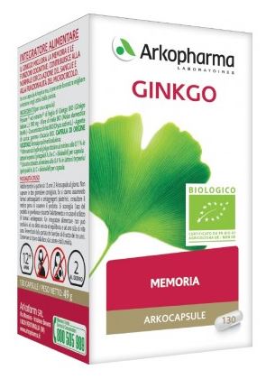 Arkocapsule Ginkgo BIO Integratore Alimentare 130 capsule