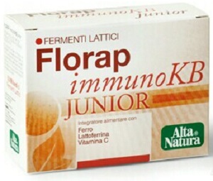Alta Natura Florap Junior Immuno Kb Integratore di Fermenti Lattici 10 Bustine