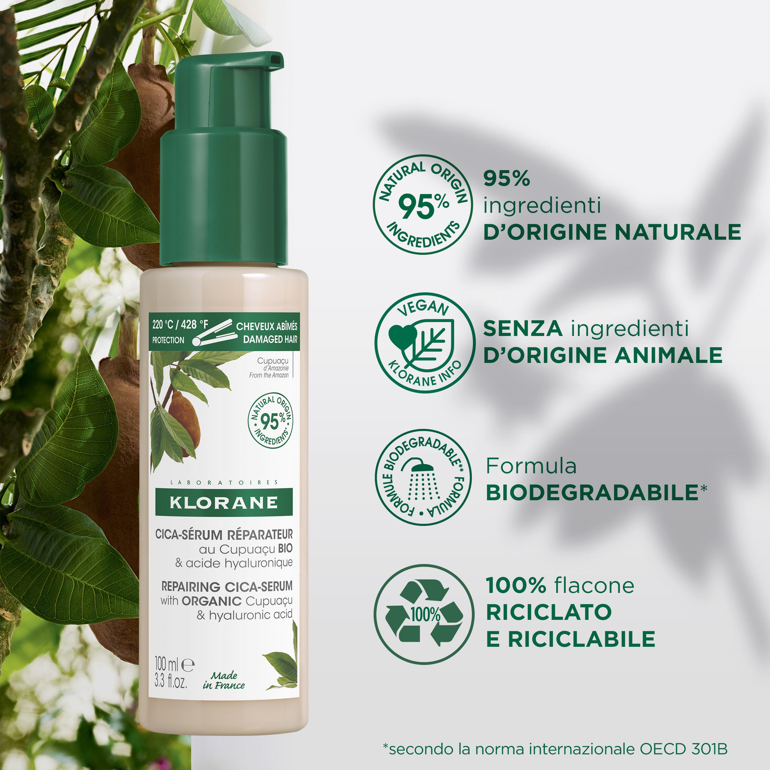 Klorane - Cica-Siero Ristrutturante E Termo-Protettivo Al Cupuaçu Bio 100 ml