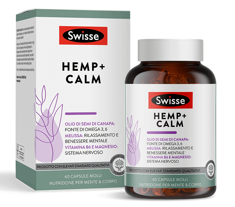 Swisse Hemp Calm Integratore Rilassante 60cps molli
