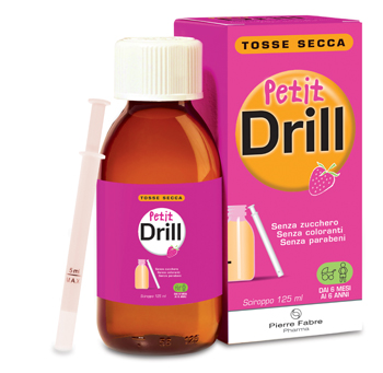 Petit Drill Sciroppo Per La Tosse Secca Bambini 125 ml