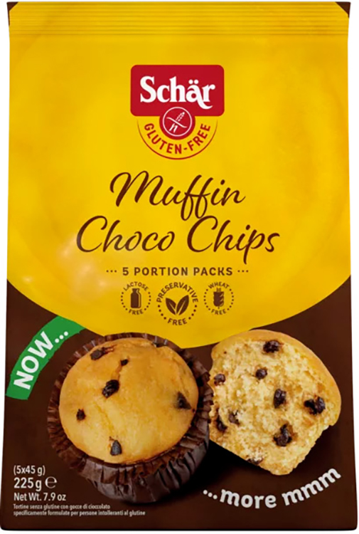 SCHAR Muffin Choco Chips 225g