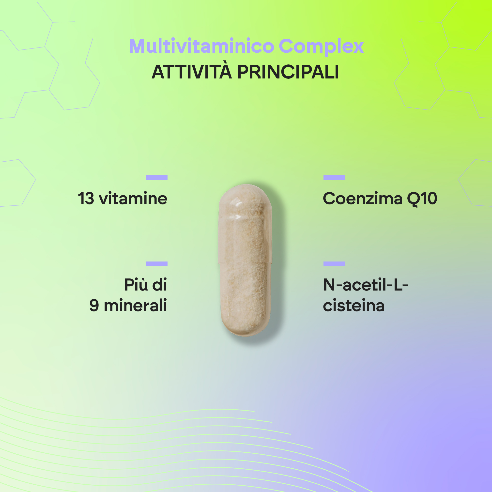 Nutralie Multivitaminico Complex 60 Capsule - Integratore Di Vitamine E Minerali