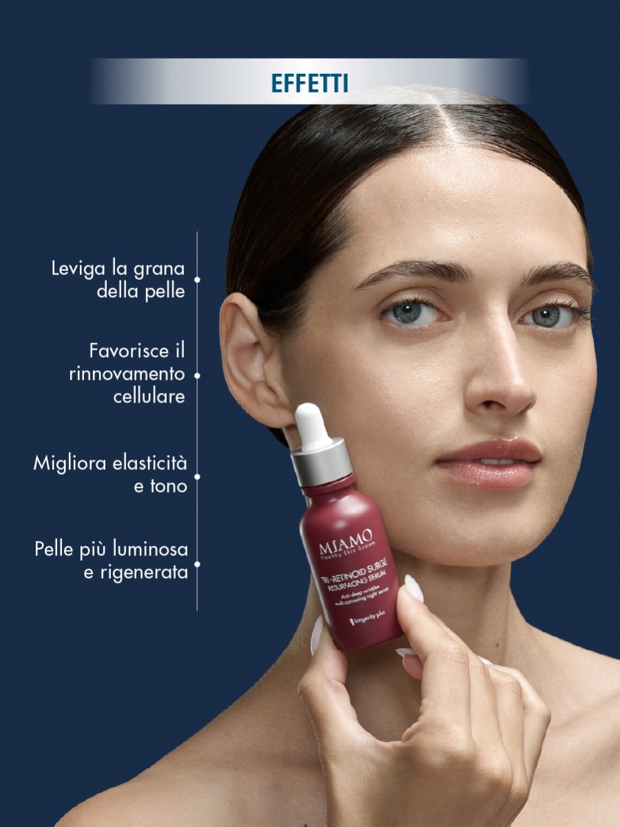 Miamo Tri-Retinoid Surge Resurfacing Serum - Siero Notte Anti-Rughe Multi-Correttivo 30 ml