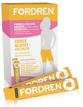 Fordren Cosce Glutei Cellulite Integratore Drenante 20 Stick Pack