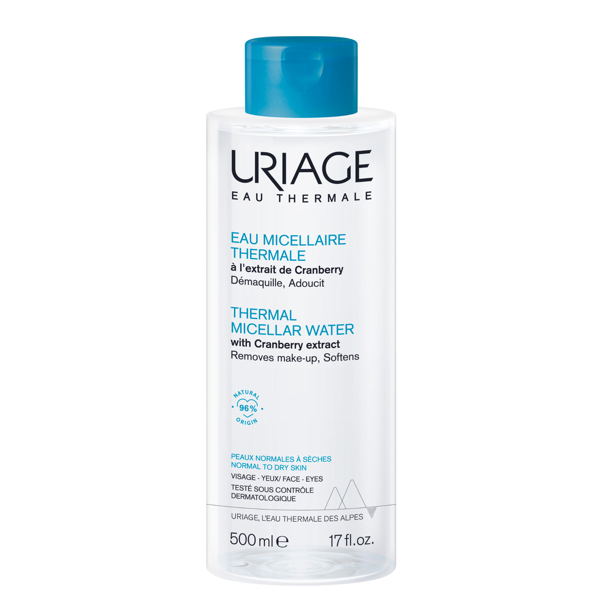 Uriage - Acqua Micellare Termale Per Pelle Normale O Secca 500 ml