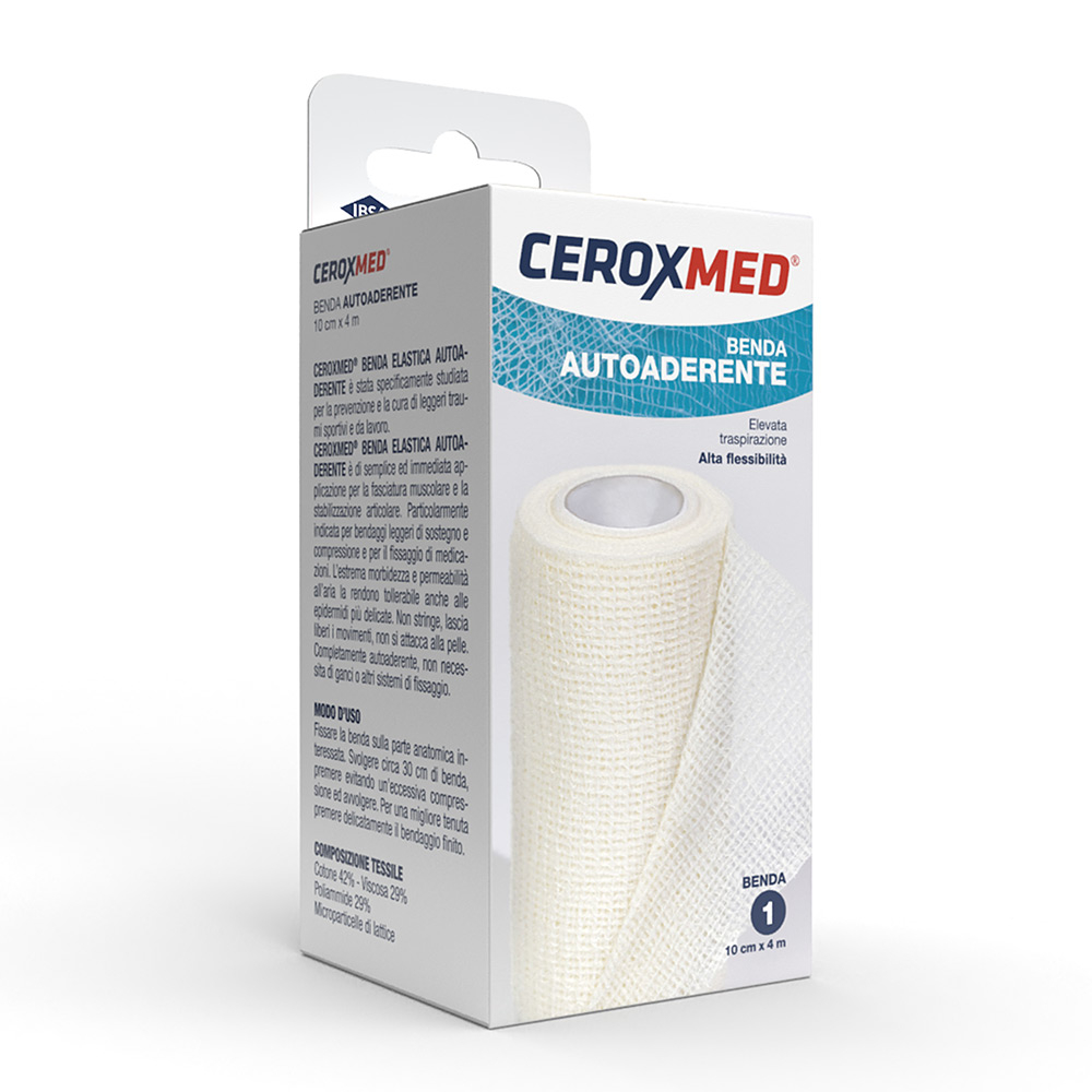 Ceroxmed Benda Elastica Autoaderente 4x10 cm