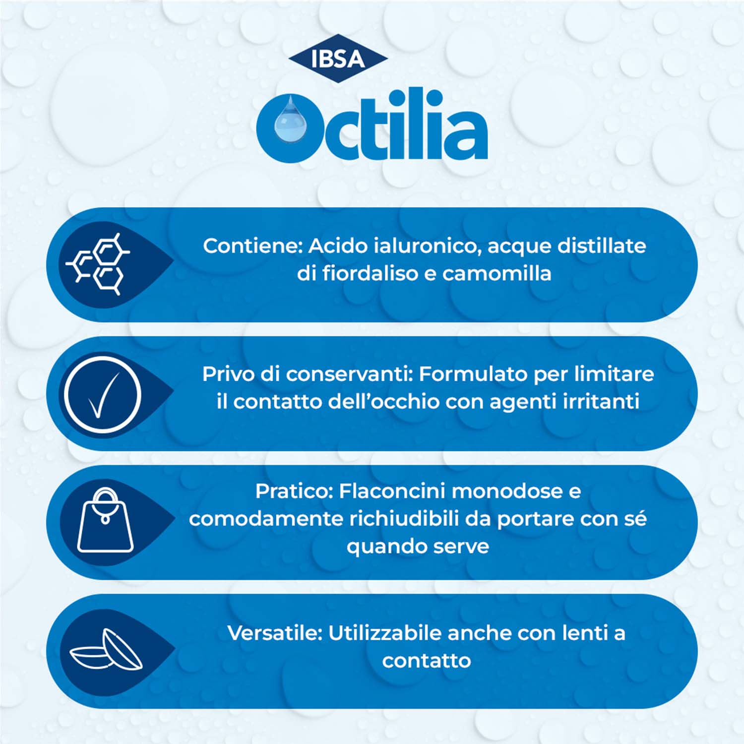 Octilia Natural Gocce Oculari Monodose 10 Flaconcini
