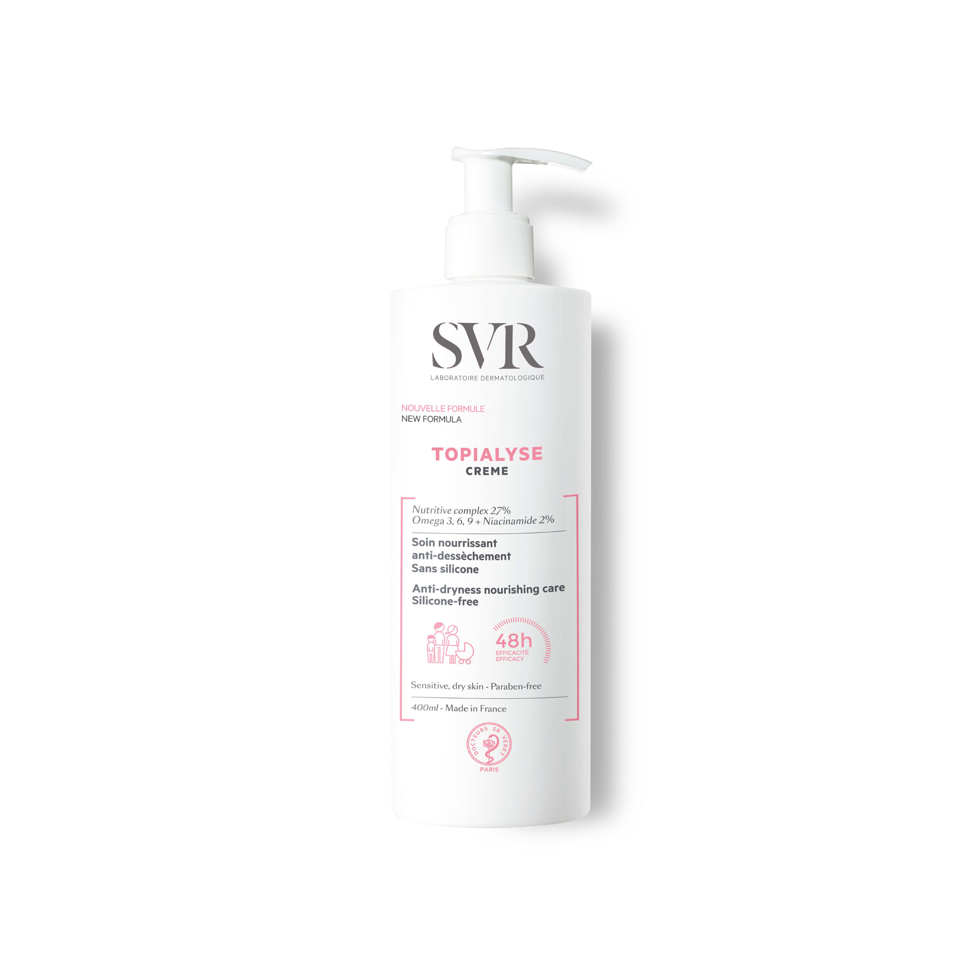 SVR Topialyse Crema Emolliente Pelle Secca 400 mL