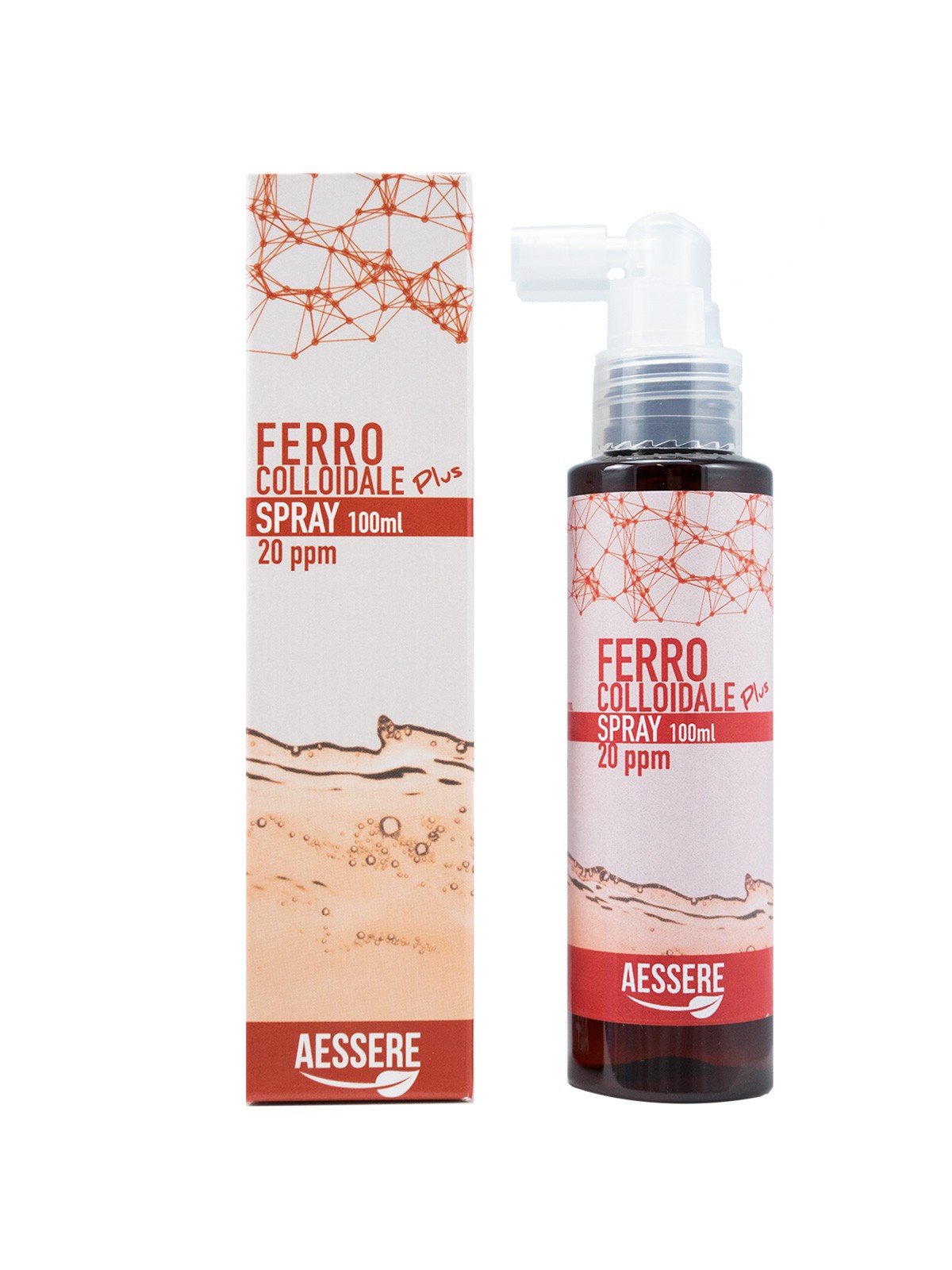 Aessere Ferro Colloidale Plus Spray Cutaneo 20PPM 100 ml