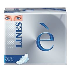 Lines E' Notte Assorbenti Con Le Ali 9 Pezzi