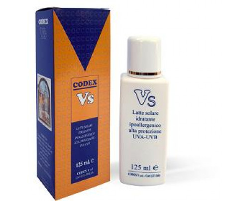 Codex Vs Latte Solare Idratante e Protettiva 125 ml