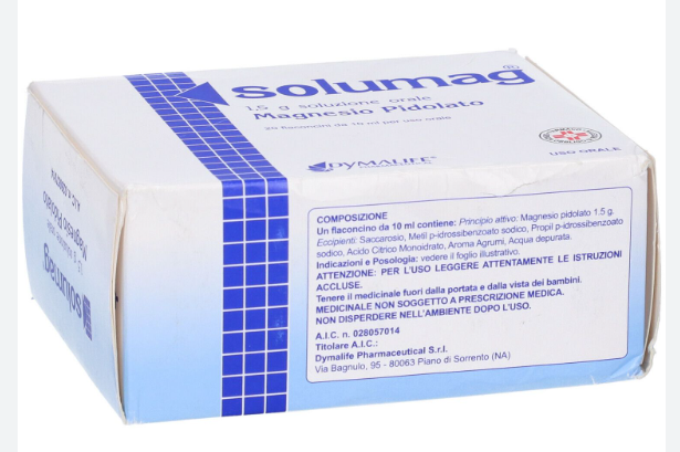Solumag 2,25g Magnesio Pidolato Polvere Per Soluzione Orale 20 Bustine