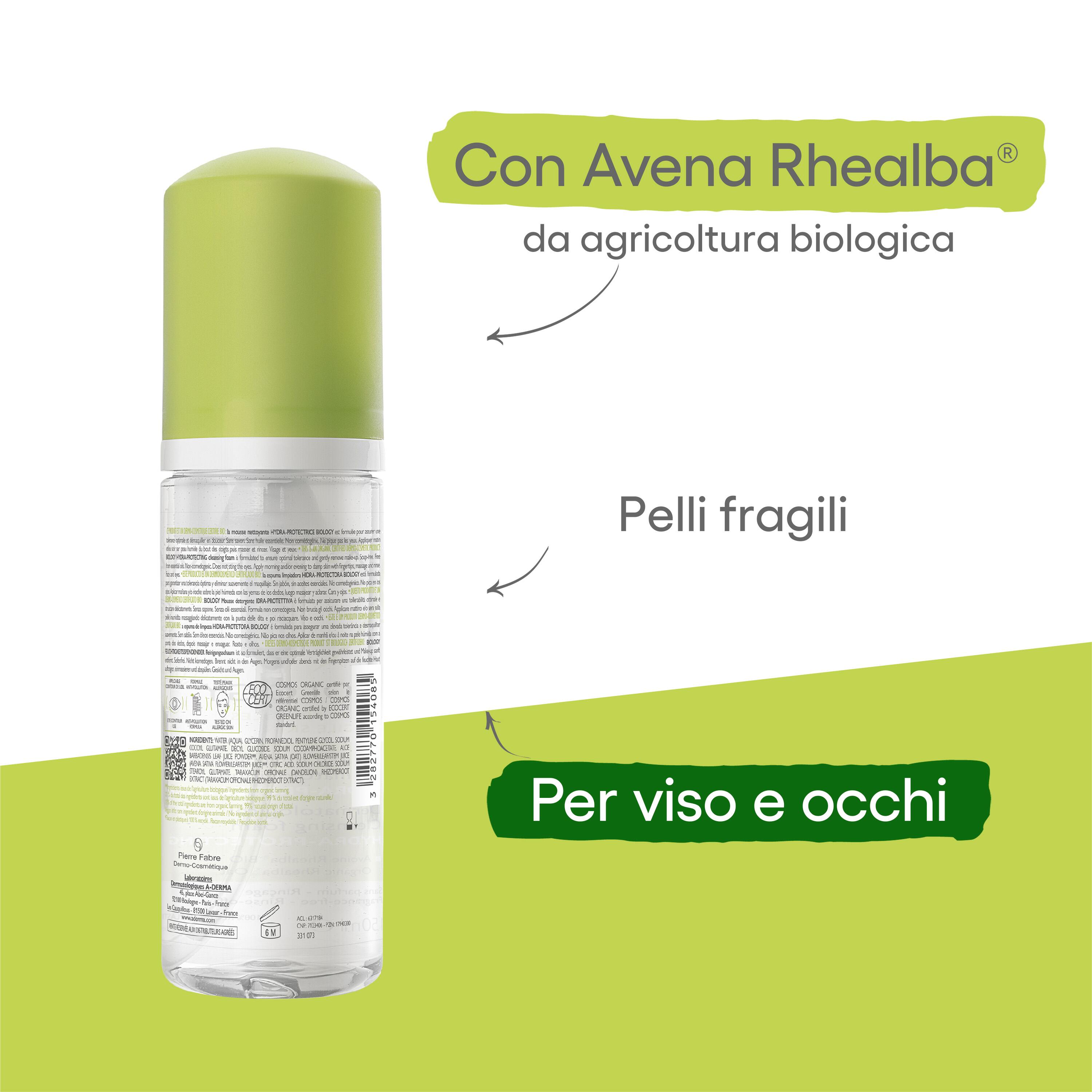 A-Derma - Biology Mousse Detergente Dermatologica Idra-Protettiva 150 ml