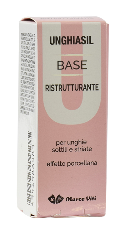Unghiasil Base Ristrutturante per unghie sottili e striate 10ml