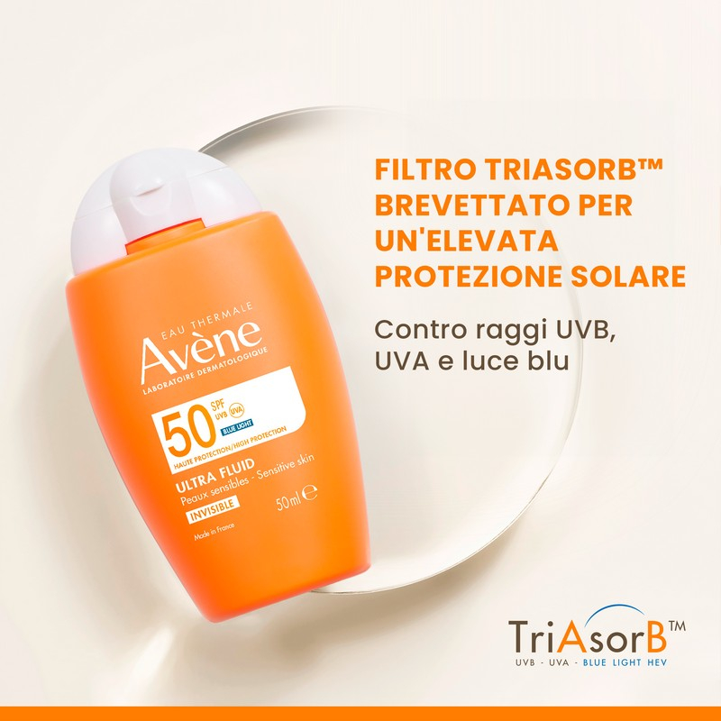Eau Thermale Avène Ultra Fluid Invisibile Alta Protezione SPF50, 50ml 