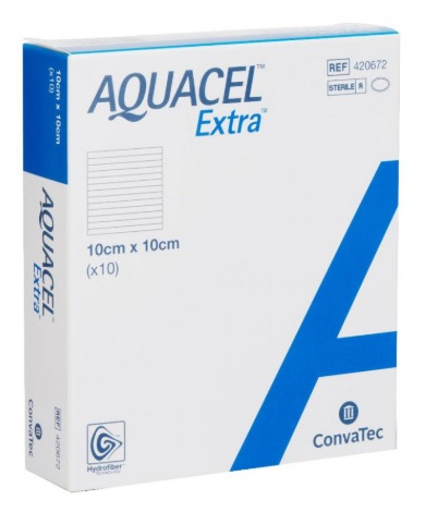 Acquacel Extra Medicazione 10x10 cm 5 Pezzi