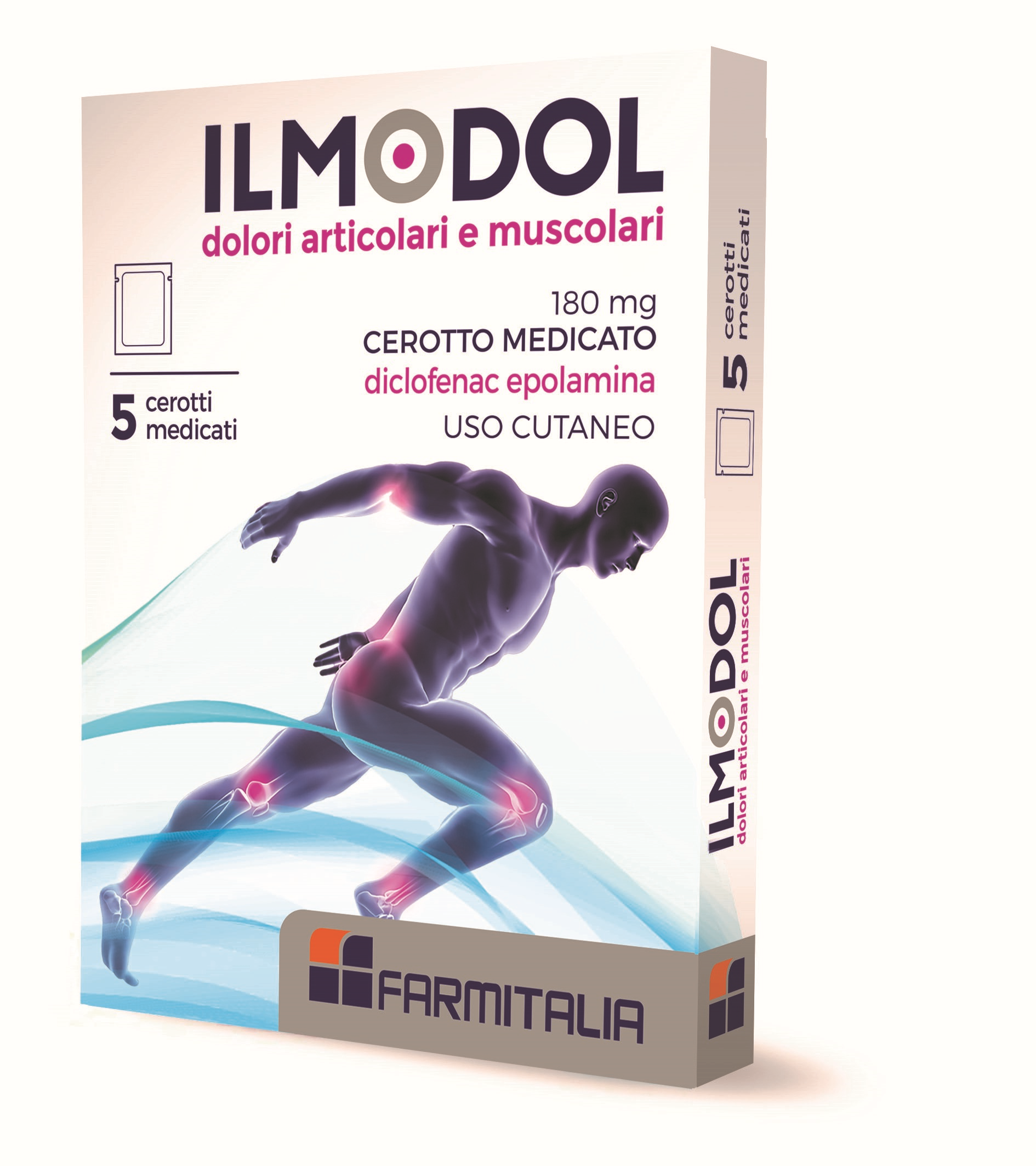 ILMODOL Dolori Articolari e Muscolari 5 cerotti medicati [equivalente Flector cerotti]
