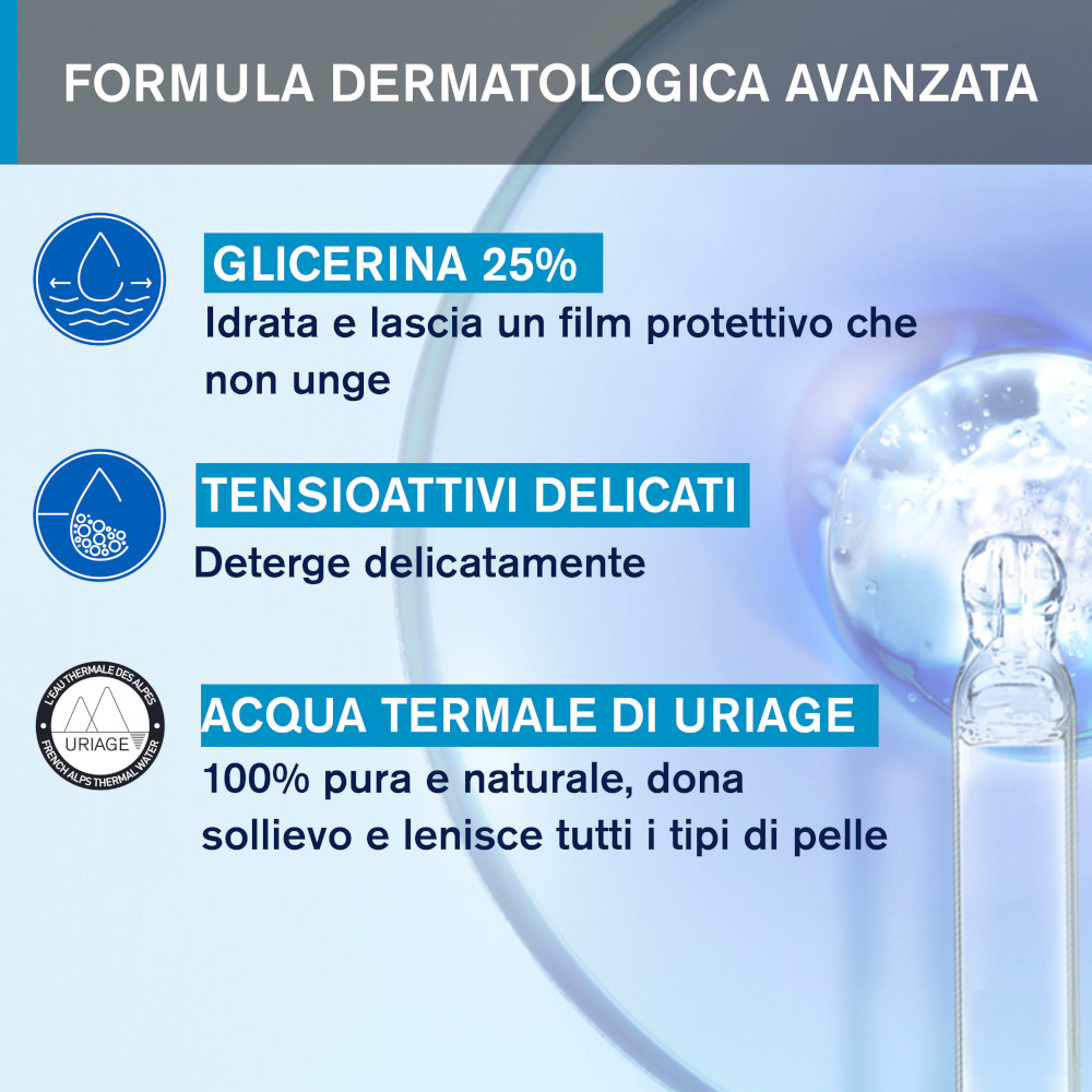 Uriage - Derm-Phy - Olio Lavante Viso E Corpo 500 ml