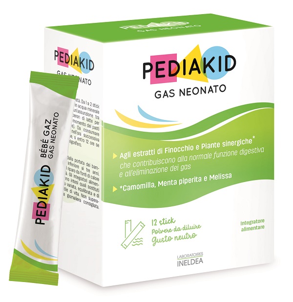 PEDIAKID Gas Neonato 12Stick