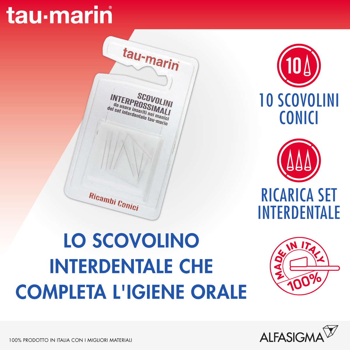 Tau-Marin Scovolino Di Ricambio Conico