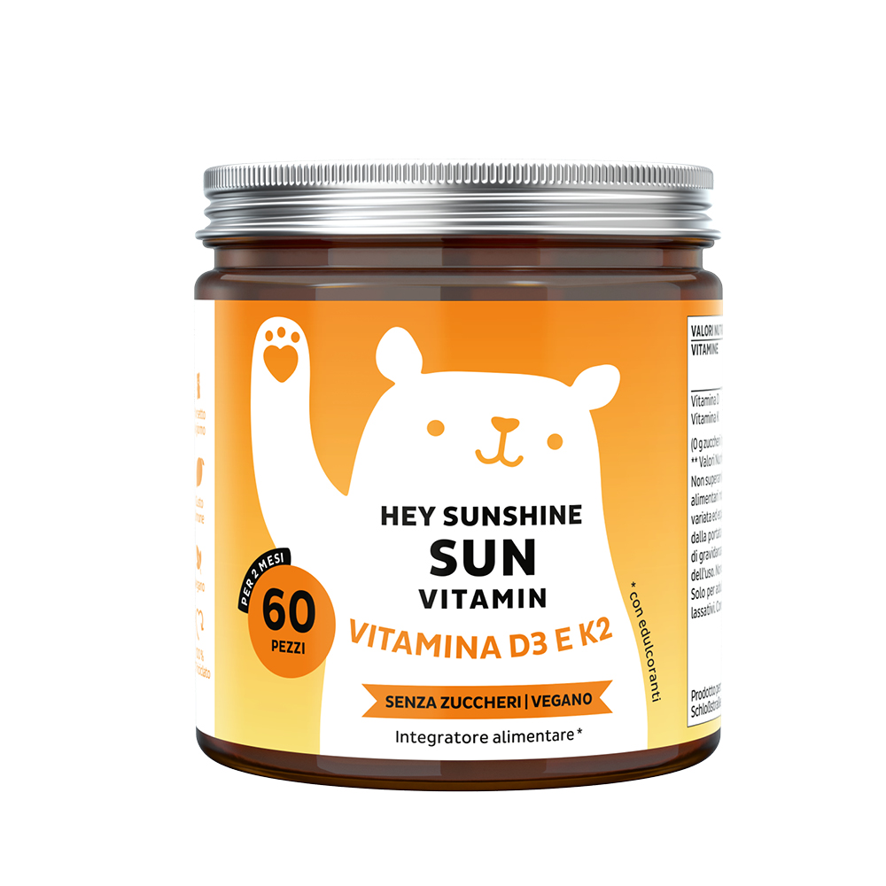 Bears With Benefit - Hey Sunshine Sun Vitamin 60 Orsetti - Integratore Di Vitamina D3 E K2