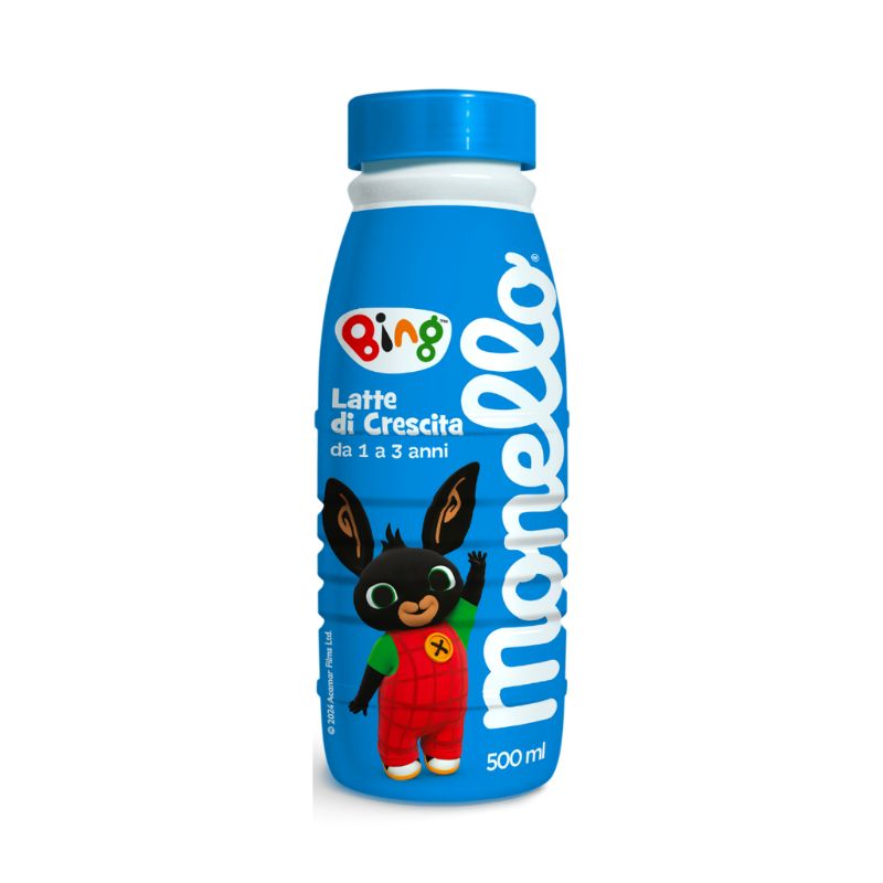 Monello - Bing Latte Di Crescita Per Bambini Da 1 A 3 Anni 500 ml