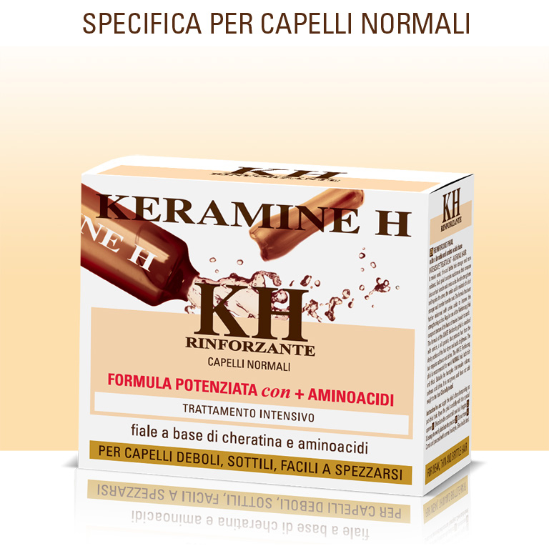 Keramin H Fascia Bianca Integratore Per Capelli 10 Fiale 10 ml