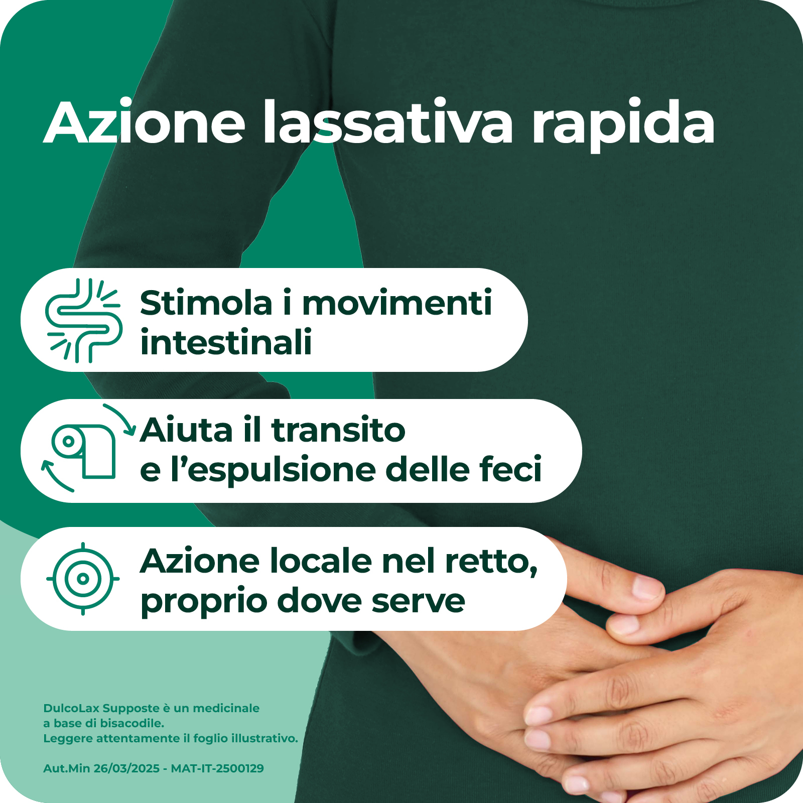 Dulcolax Supposte Adulti Lassative 10 mg Bisacodile 6 Supposte