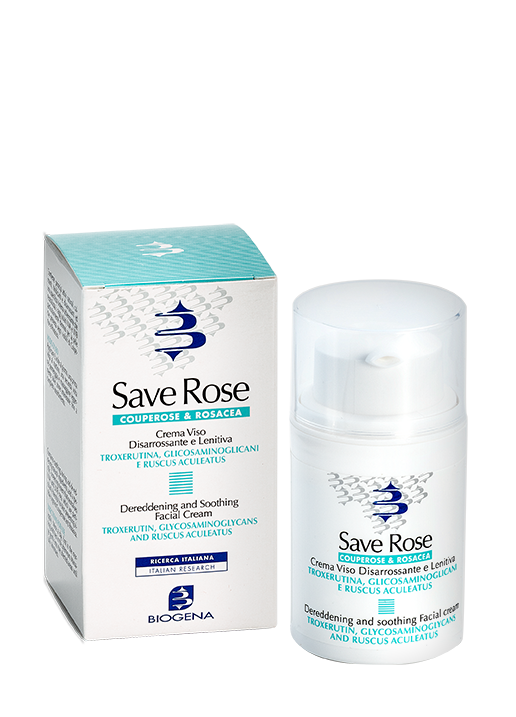Save Rose Crema Viso Lenitiva Couperose e Rosacea 50 ml