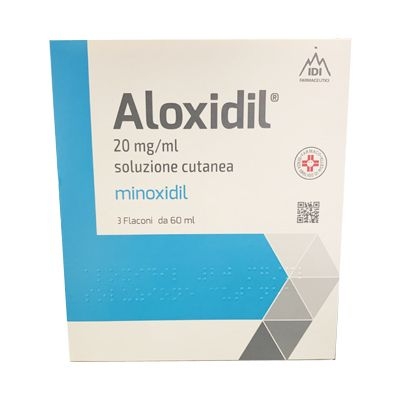 ALOXIDIL SOLUZIONE 3 flaconi 60ML 20MG/ML