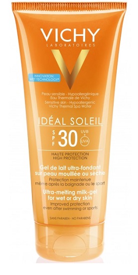 Vichy Idéal Soleil Gel Latte Solare Ultra-fondente SPF 30 - Protezione Corpo - 200 ml
