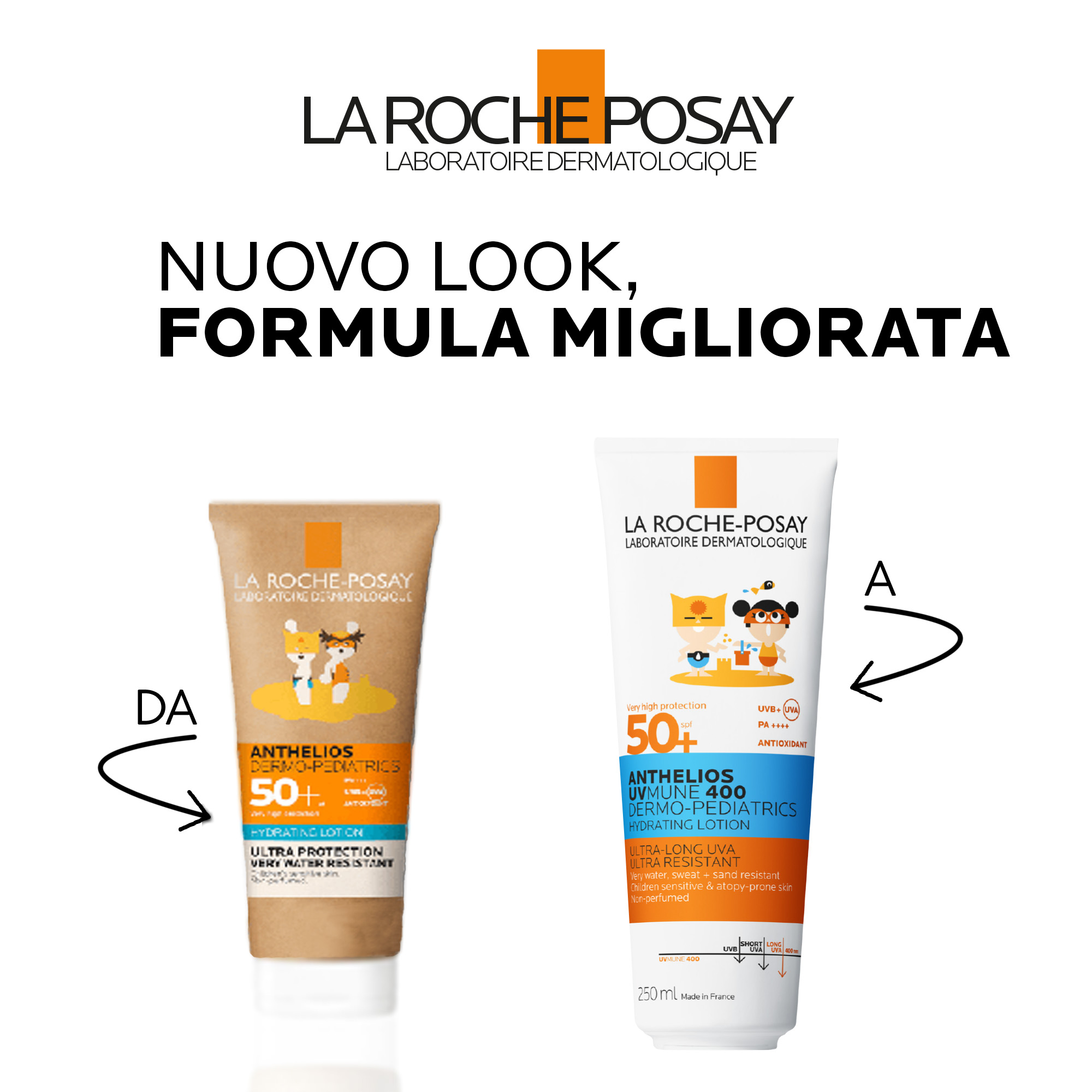 La Roche-Posay - Anthelios Uvmune 400 Dermo-Pediatrics Latte Idratante SPF50+ Bambini 250 ml