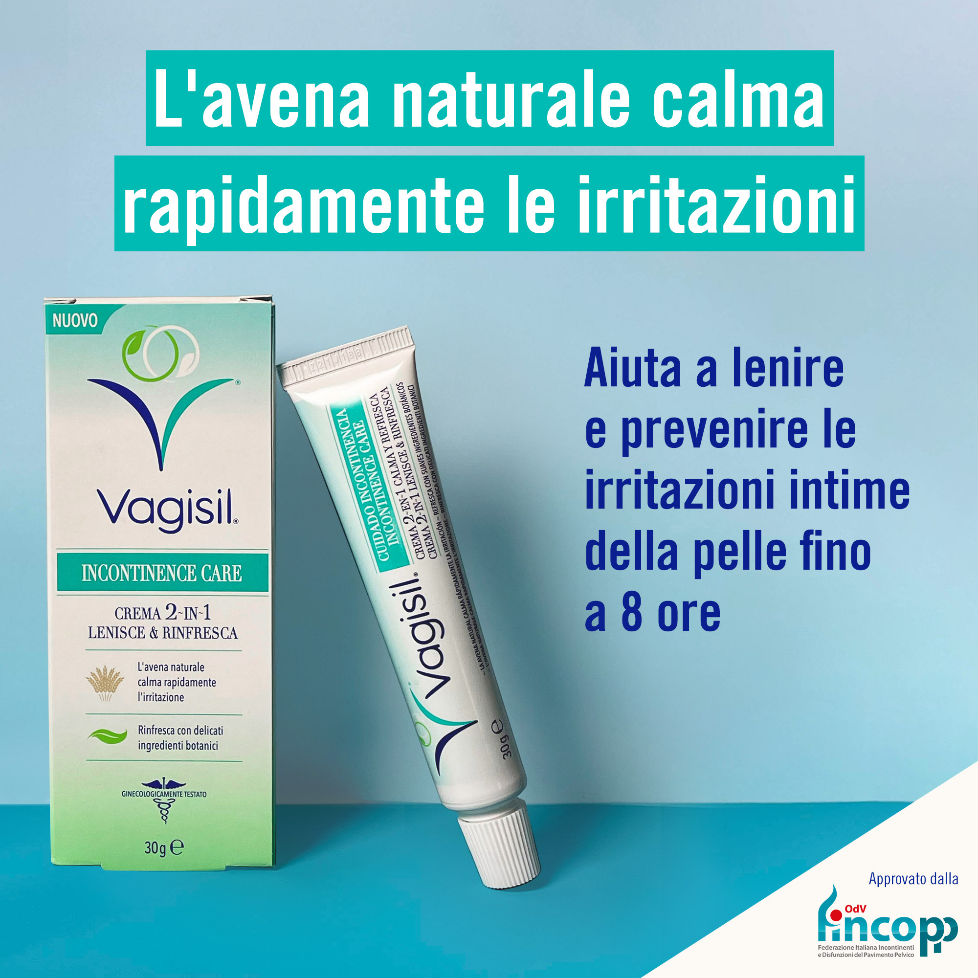 VAGISIL INCONTINENCE C CREMA