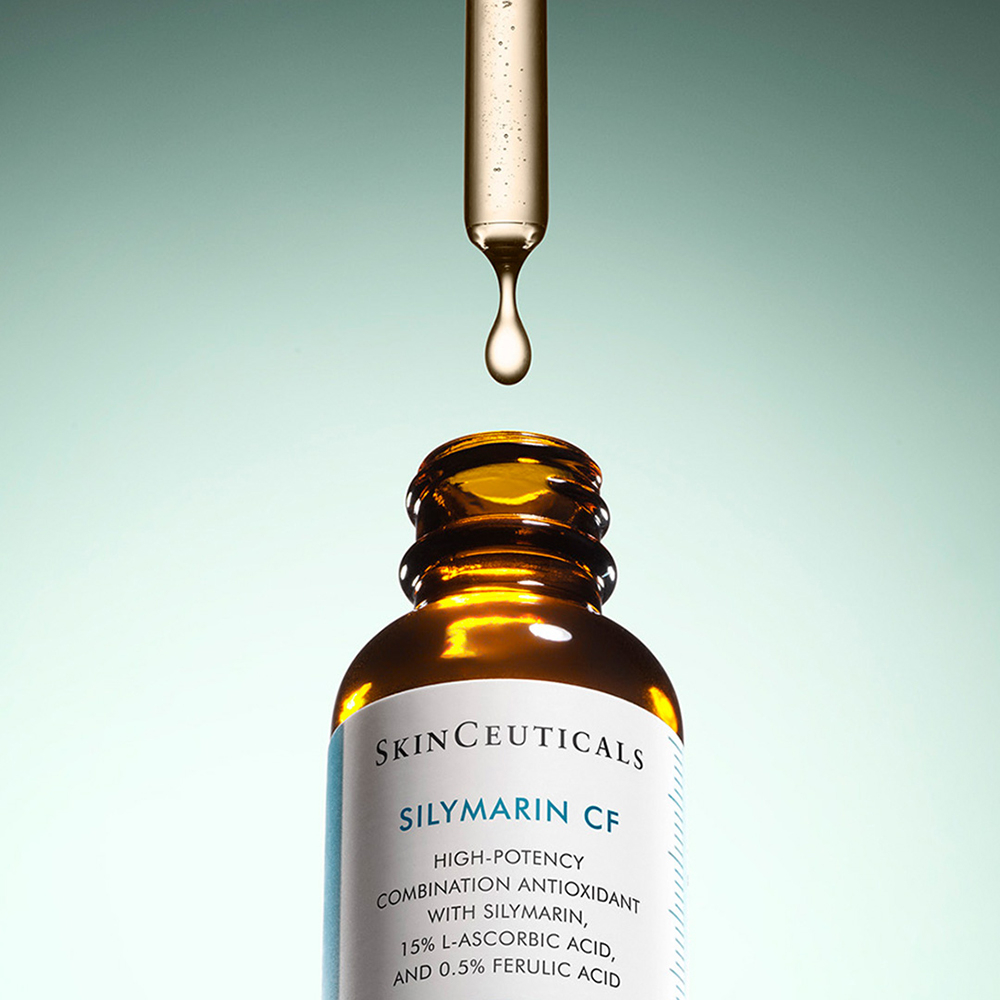 SkinCeuticals Silymarin CF Siero antiossidante con Vitamina C pura ideale per pelli grasse 30 ml